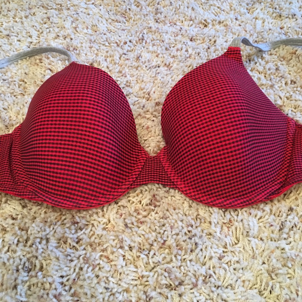 Victoria’s Secret Plaid Checked Bra Christmas